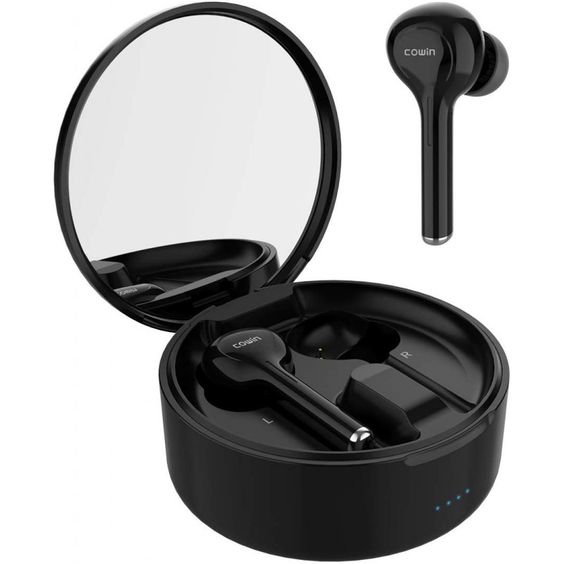 COWIN KY03 True Wireless Earbuds Bluetooth Wireless Ear Buds TWS Headphones in-Ear Earphones Truly Wireless Earbuds with Microphone Charging Case HiFi Stereo Sound 30H Playtime Earbuds for Sport